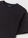 T-shirt in cotone con strass_5