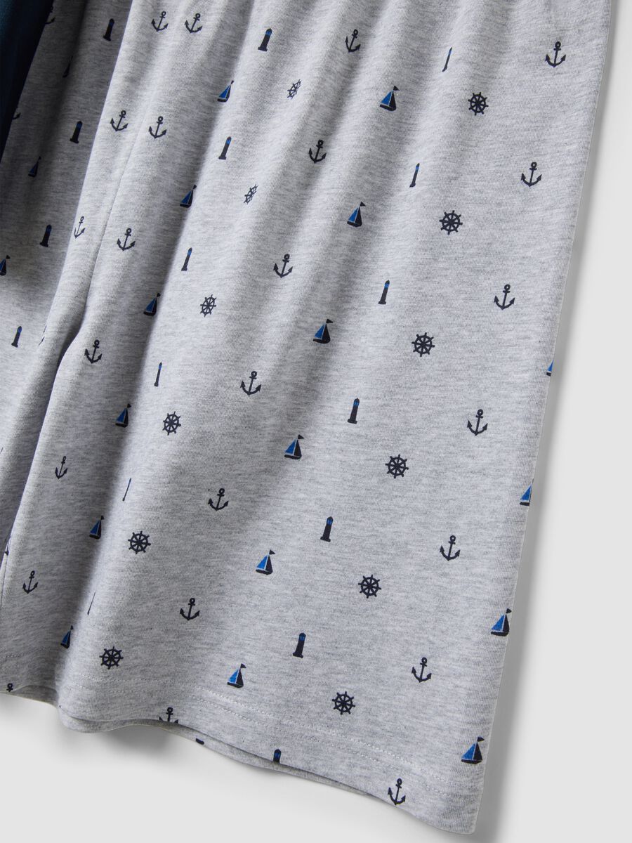 Blue cotton jersey pyjamas_5