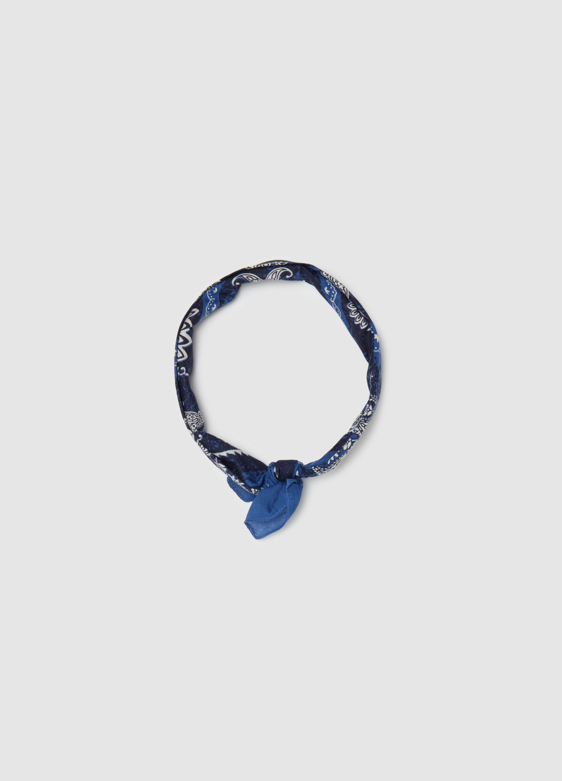 Cotton bandana with print