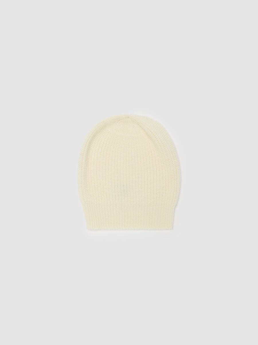 Ribbed hat in wool_0