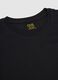 Pack of three black crew-neck cotton t-shirts in regular fit_5