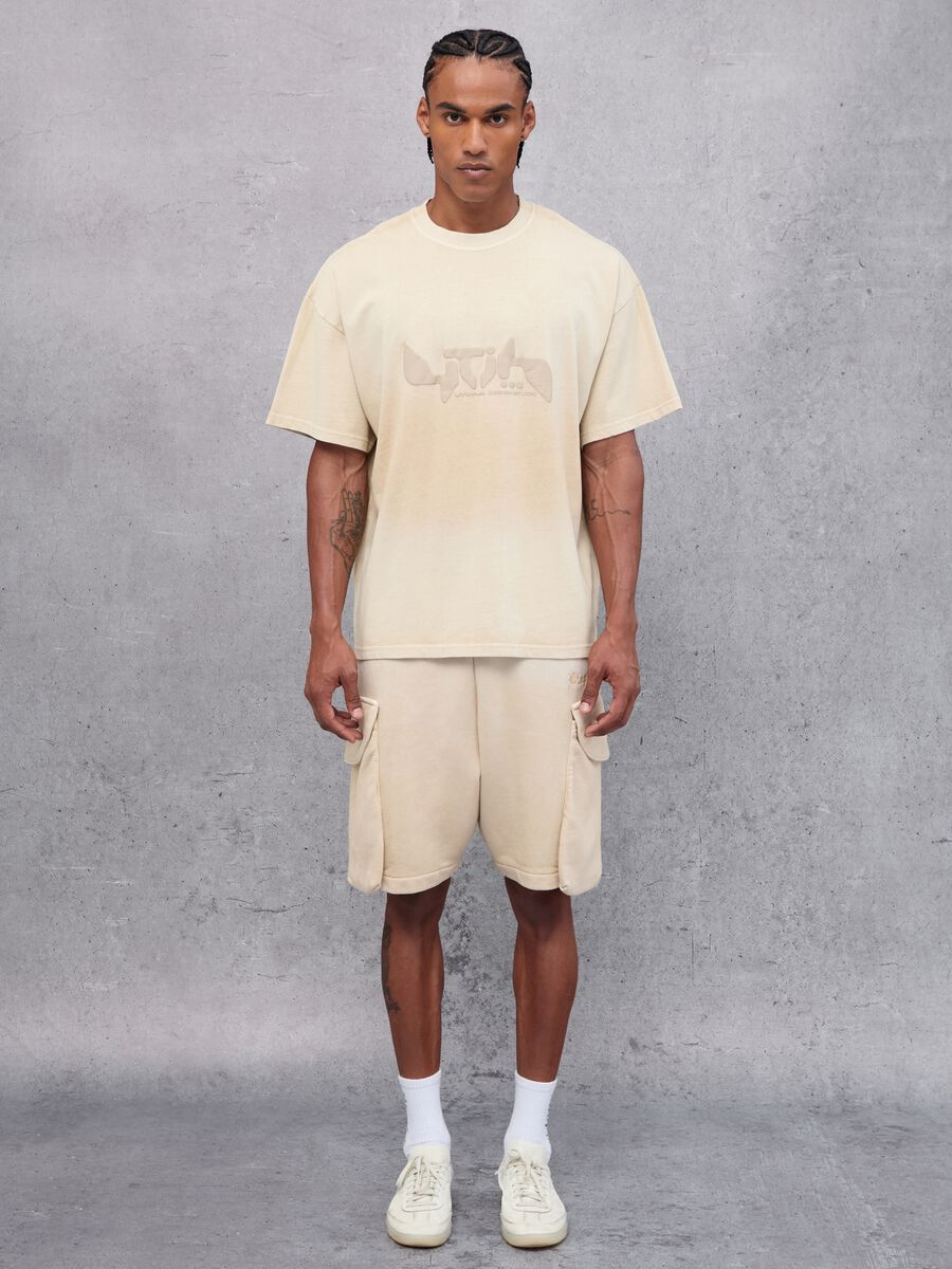 Sunfaded Graphic T-shirt Sand_4