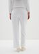 White coral fleece regular fit pyjama trousers_2
