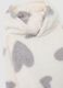 White Sherpa Dressing Gown with Grey Hearts_5
