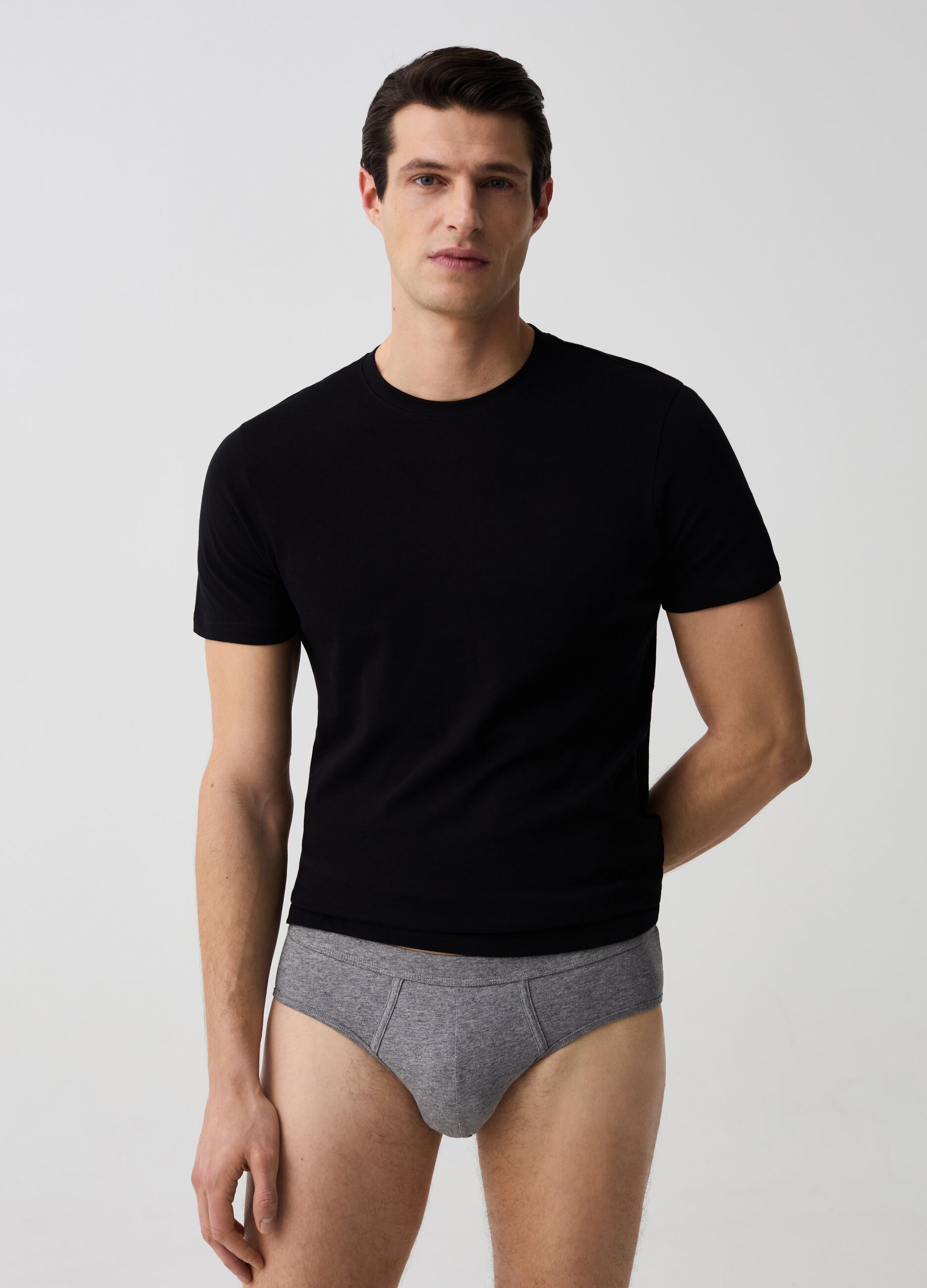 Two-pack briefs in stretch Supima cotton