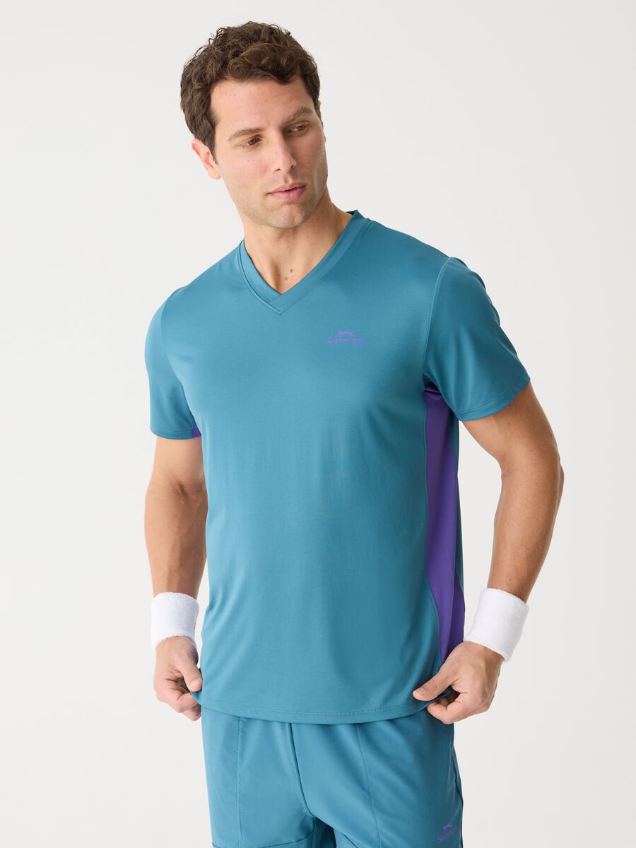 SLAZENGER T-shirt in technical fabric_0