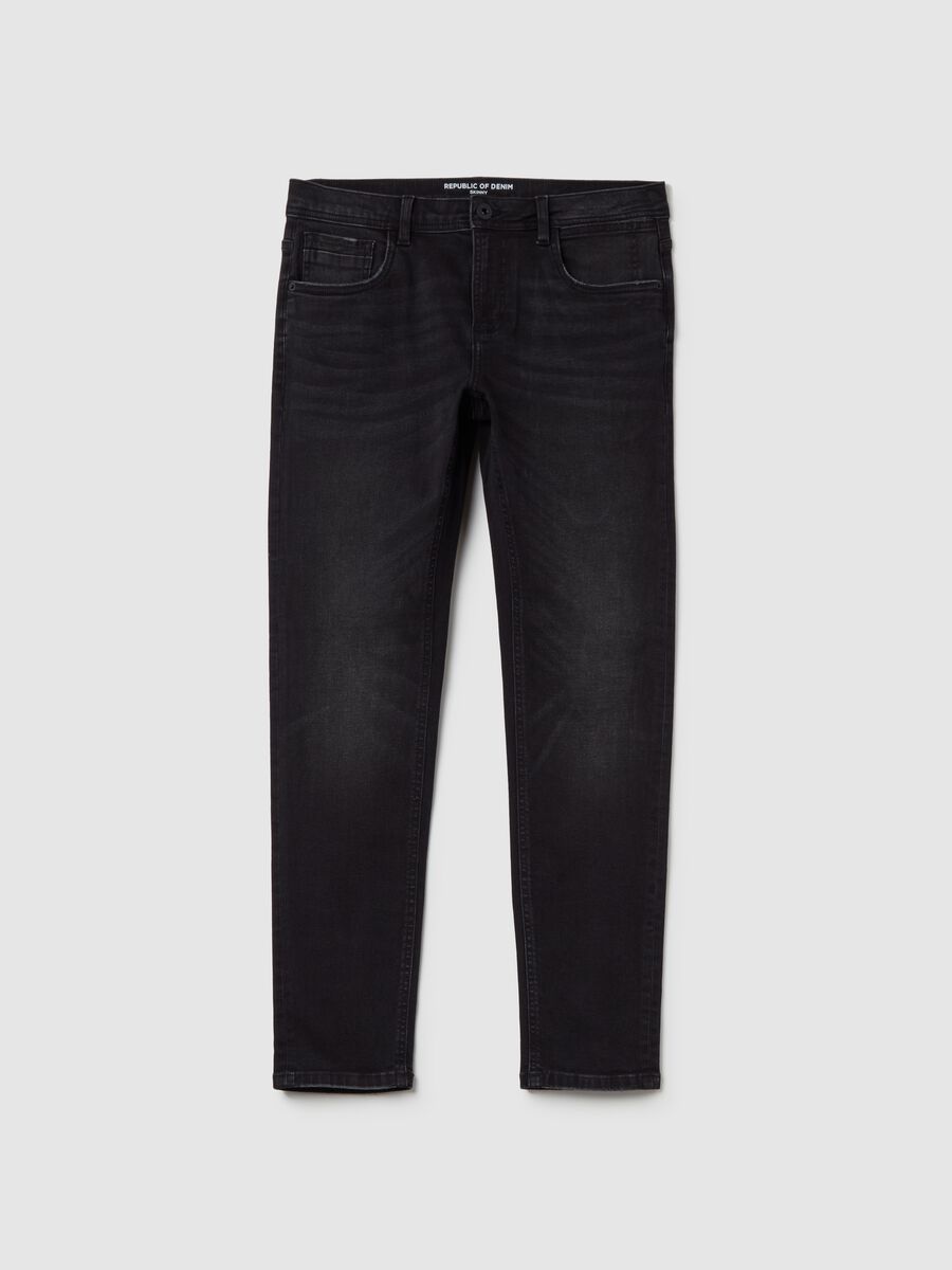 Skinny-fit jeans in stretch cotton_4