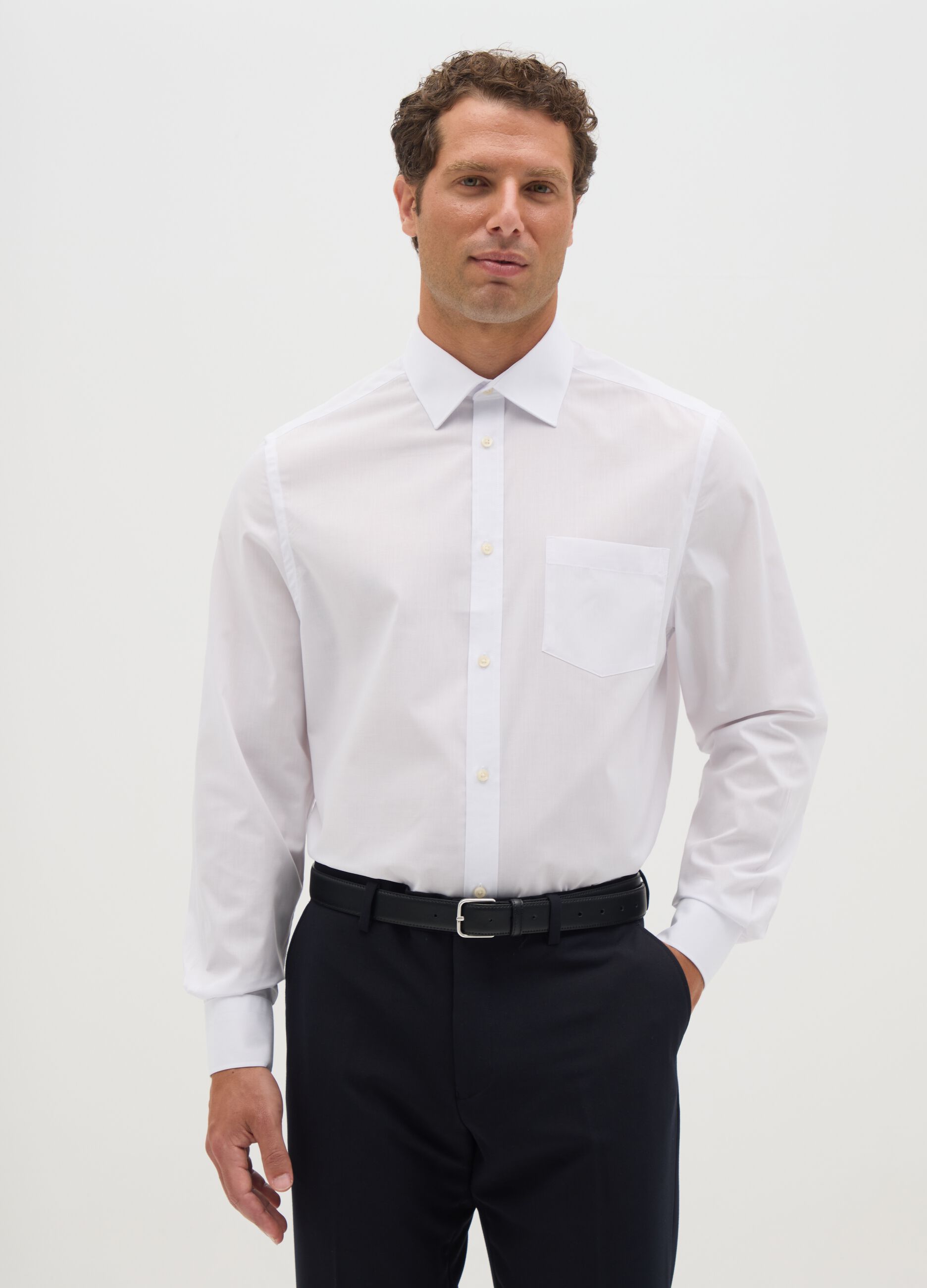 Classic White Long Sleeve Shirt