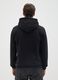 Black cotton blend hoodie by Everlast_2