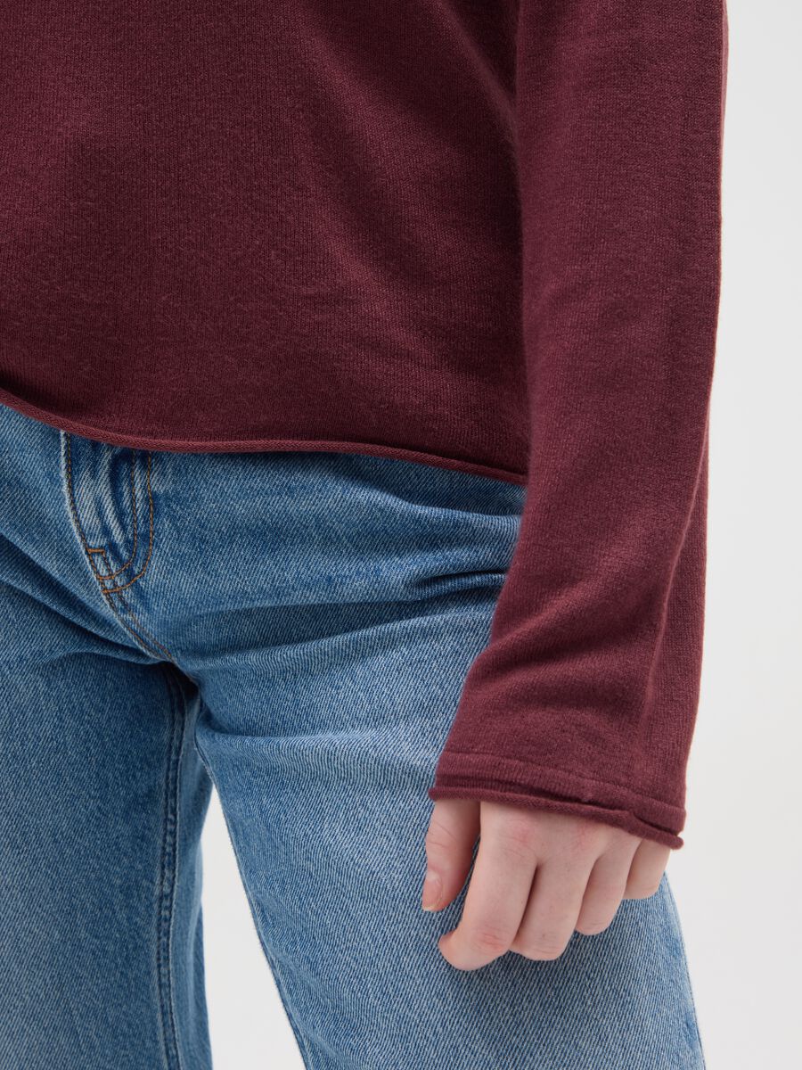 Maglione bordeaux fitted_3