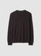 Brown pure merino wool crew-neck jumper, regular fit_2