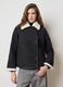 Black jacket with regular fit collar and buttons_1