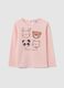 Baby Girl Cotton Pink Regular Fit Shirt_0