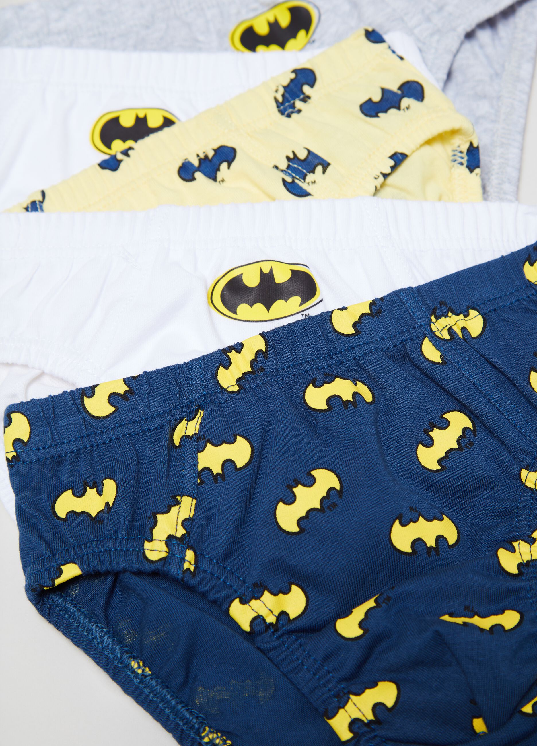 Set cinque slip con stampa Batman_2