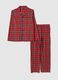 Multicolour checked pyjamas in pure cotton and flannel regular fit_4