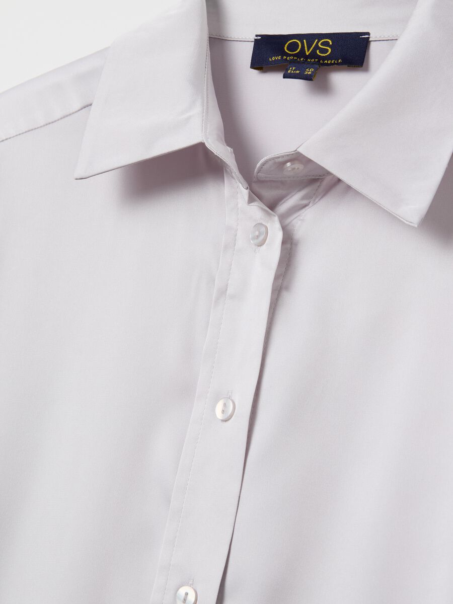 Satin shirt with side splits_5