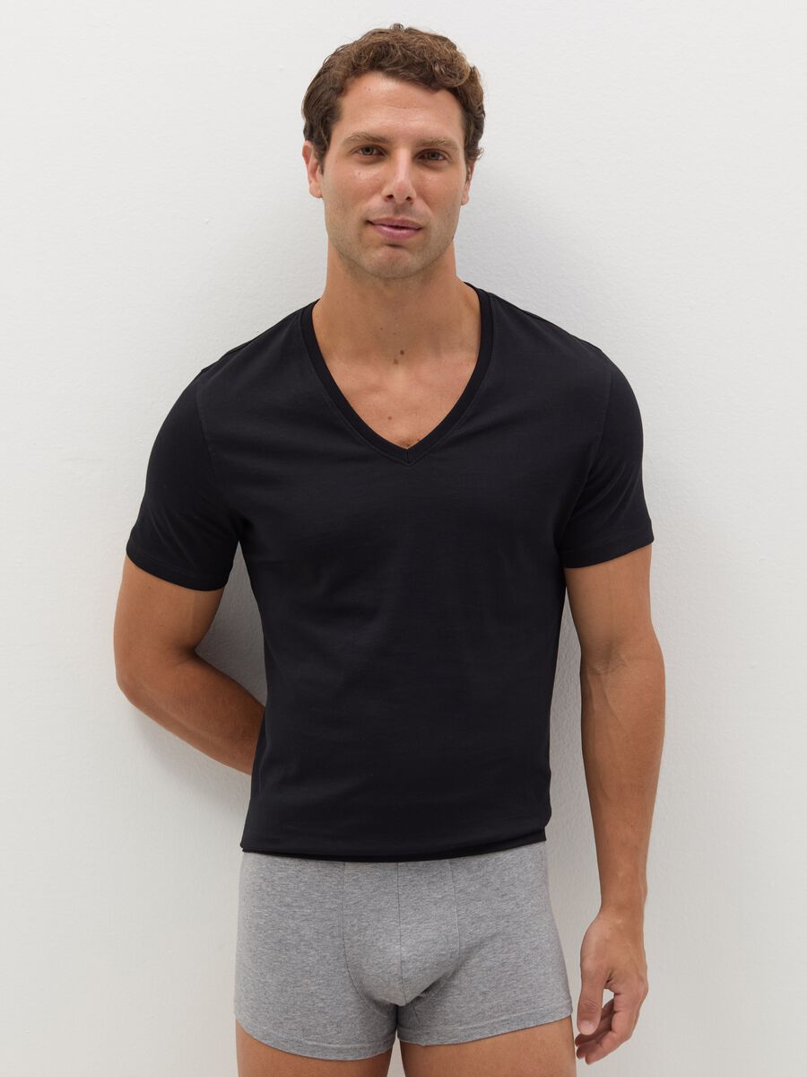 Three-pack boxer shorts in stretch organic cotton_0