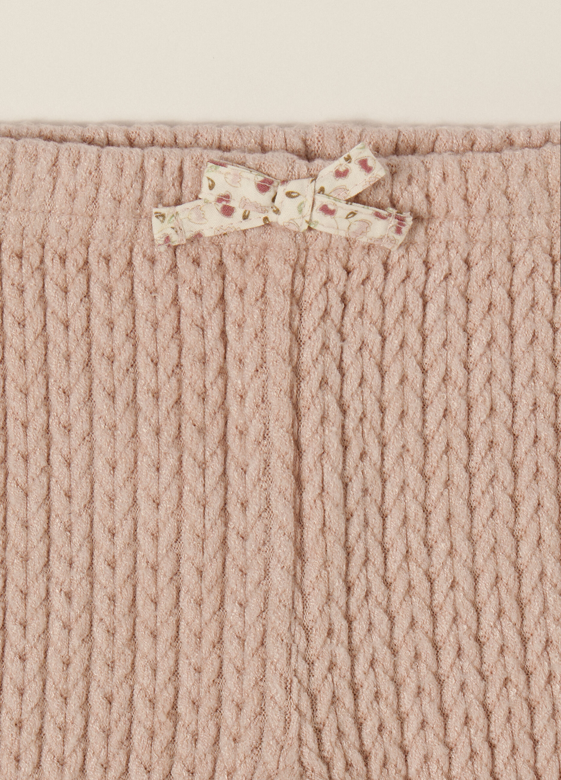 Pink newborn set with sweater and trousers