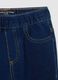 Girls' blue cotton flare jeggings_2