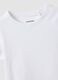 Girls&rsquo; white stretch cotton T-shirt, regular fit_3