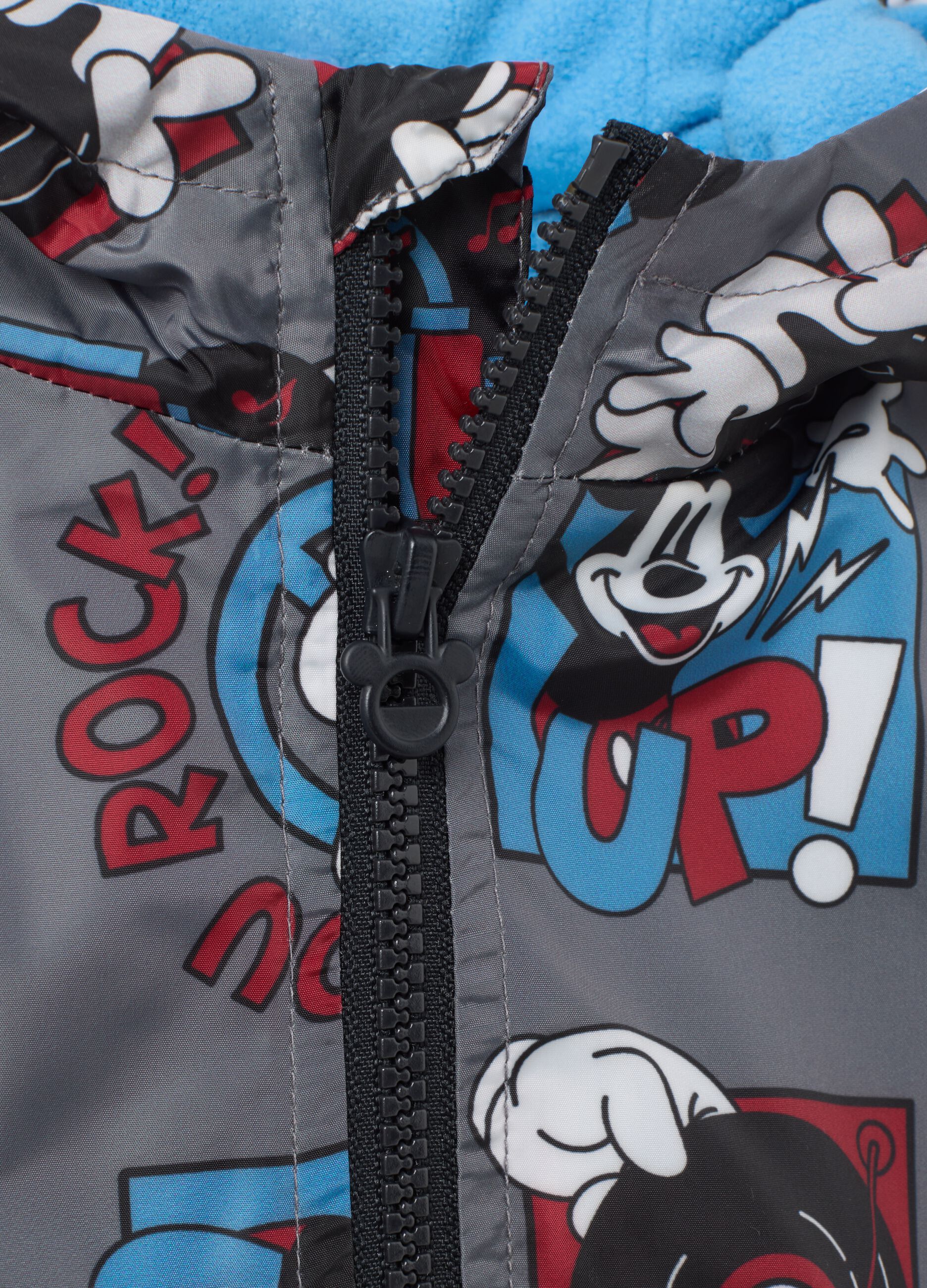 Kids' Multicolor Regular Fit Jacket with Disney Print
