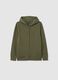 Boys' pure cotton green hoodie regular fit_3