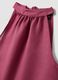 Pink linen-viscose blend halterneck dress, regular fit_2