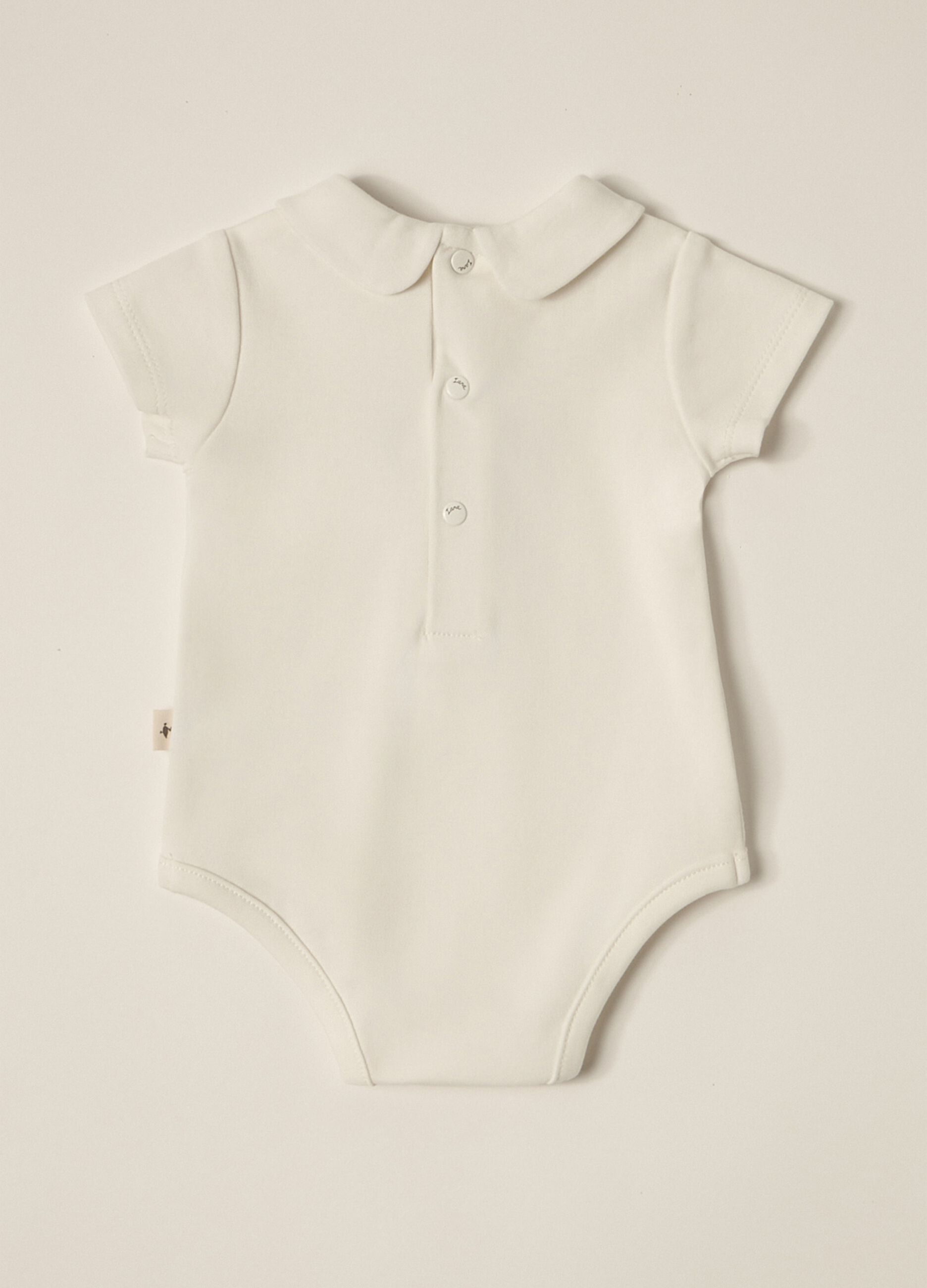 IANA newborn boy bodysuit in 100% cotton