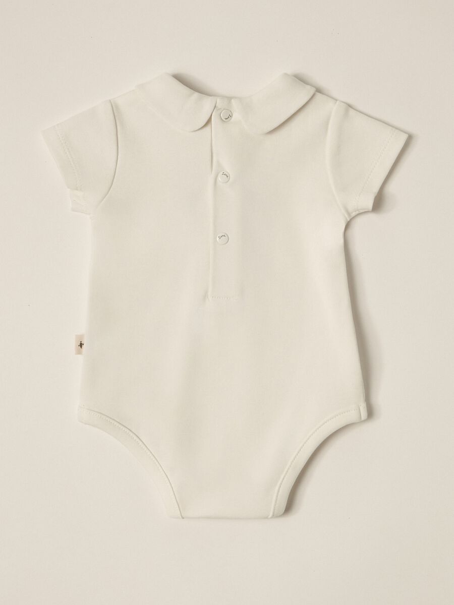 IANA newborn boy bodysuit in 100% cotton_1