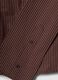 Brown striped slim-fit pure cotton poplin shirt_1