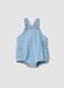 Sky Blue Pure Cotton Dungarees_0
