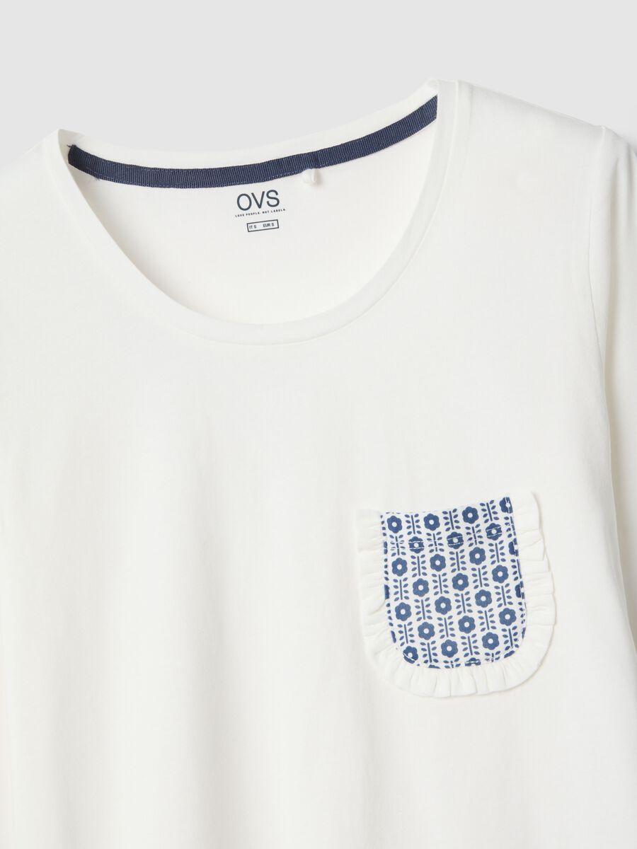 Multicolour pure cotton regular fit pyjamas with pattern_5