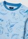 Blue fleece pyjamas with dinosaurs_2