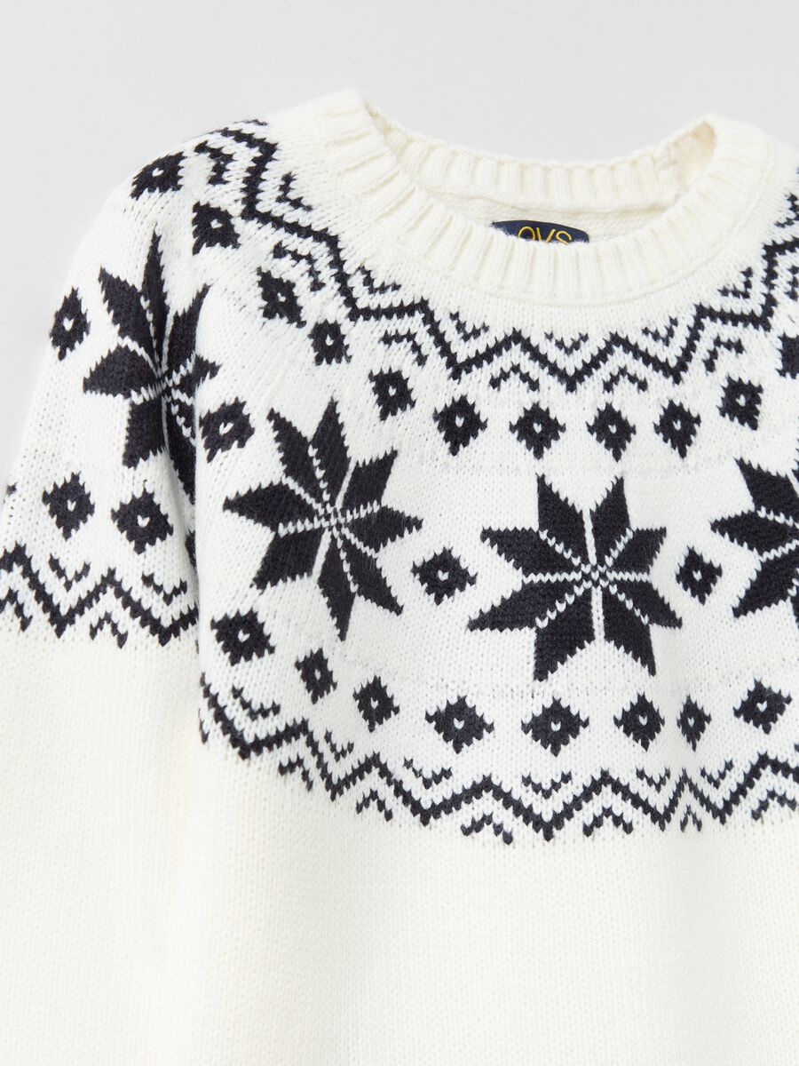 Pullover con disegno norvegese_2