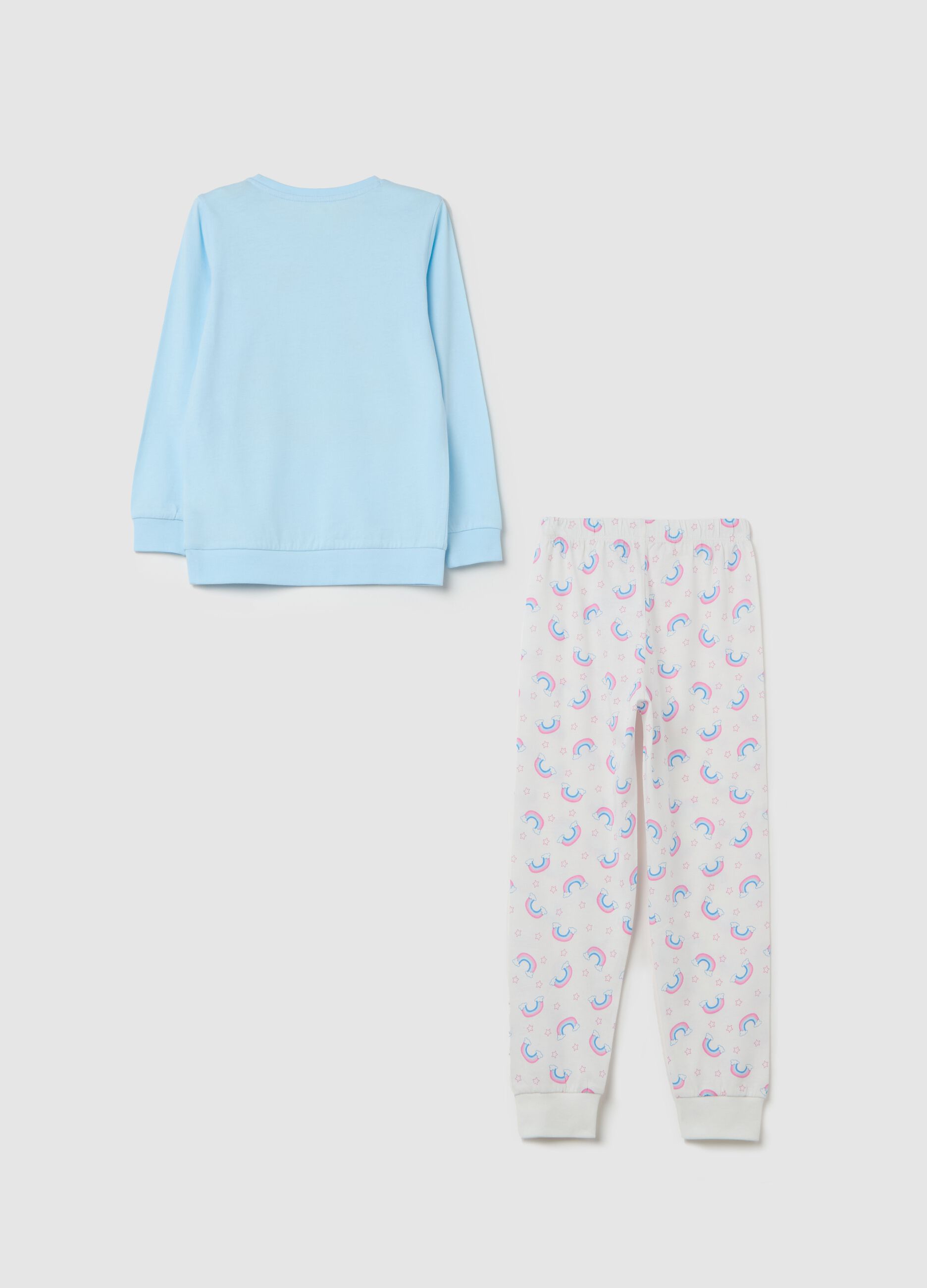 Long pyjamas with unicorn print