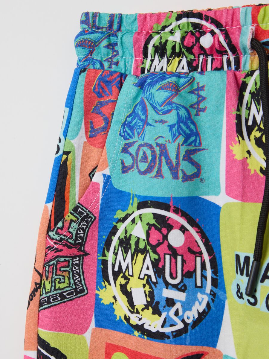 Maui and Sons multicoloured shorts in cotton_3