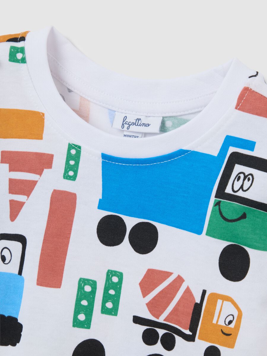 Baby T-shirt in pure cotton multicolour regular fit_2
