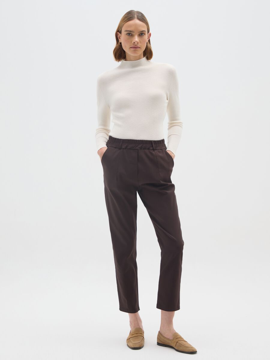 Pullover bianco regular fit_1