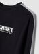 Black organic cotton Minecraft print pyjamas_2