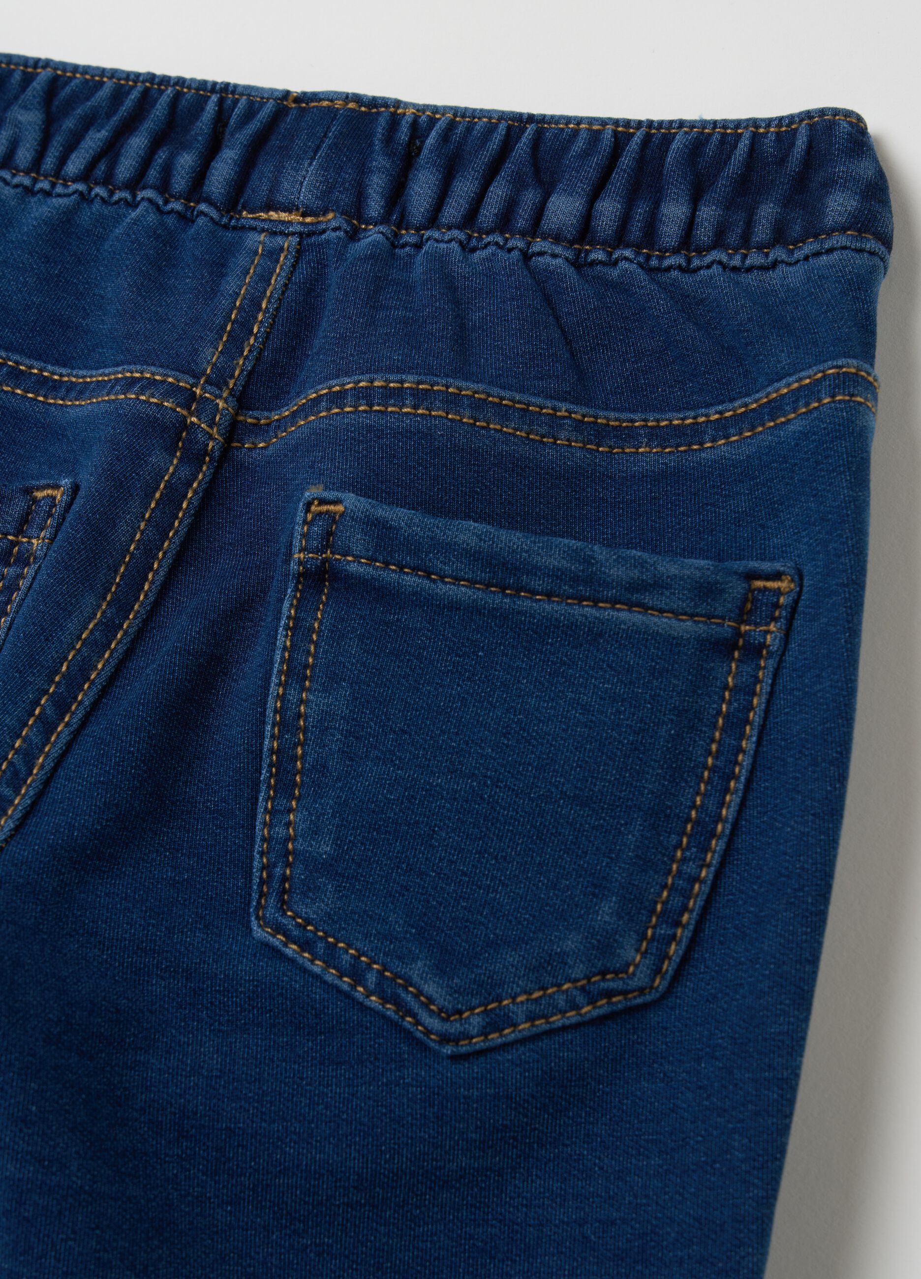 Jeggings flare fit in French Terry