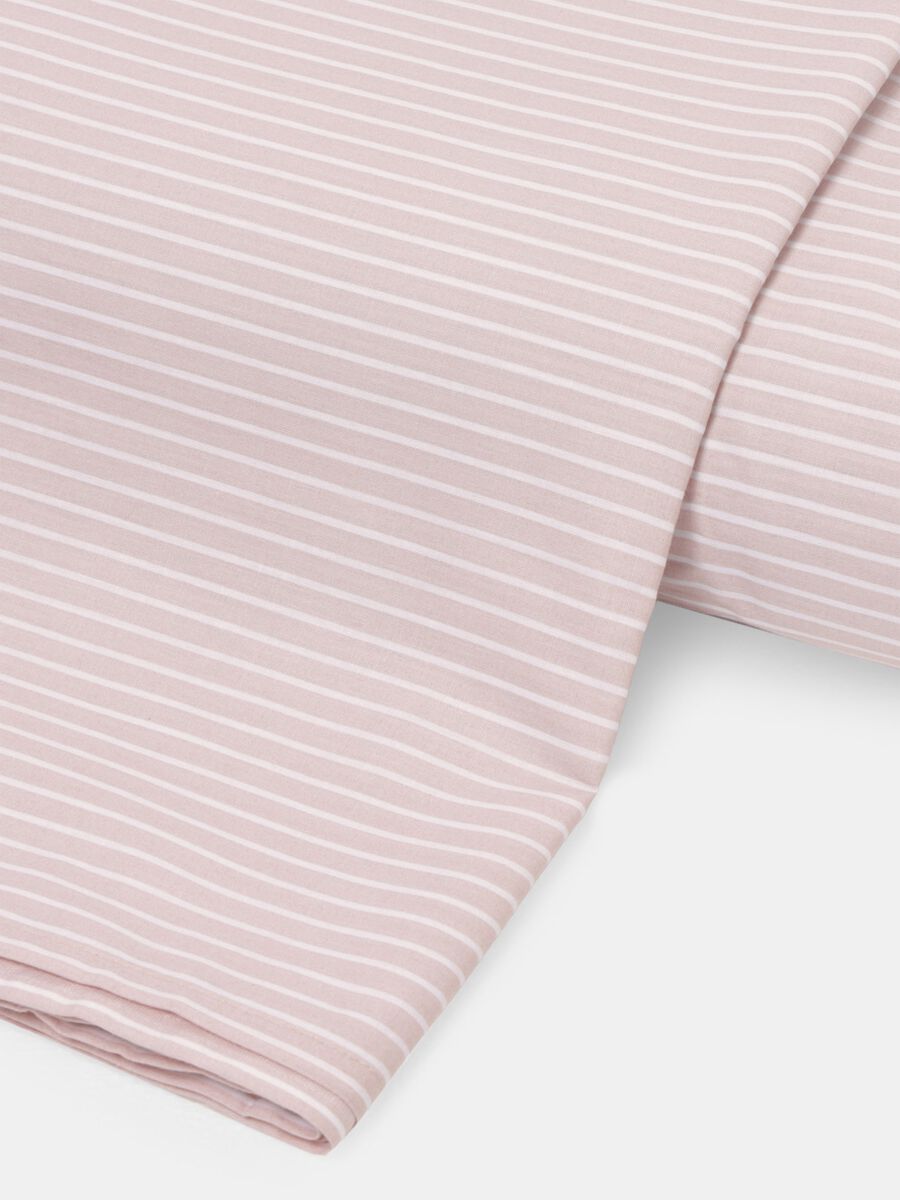 Striped double bed duvet cover in cotton_1