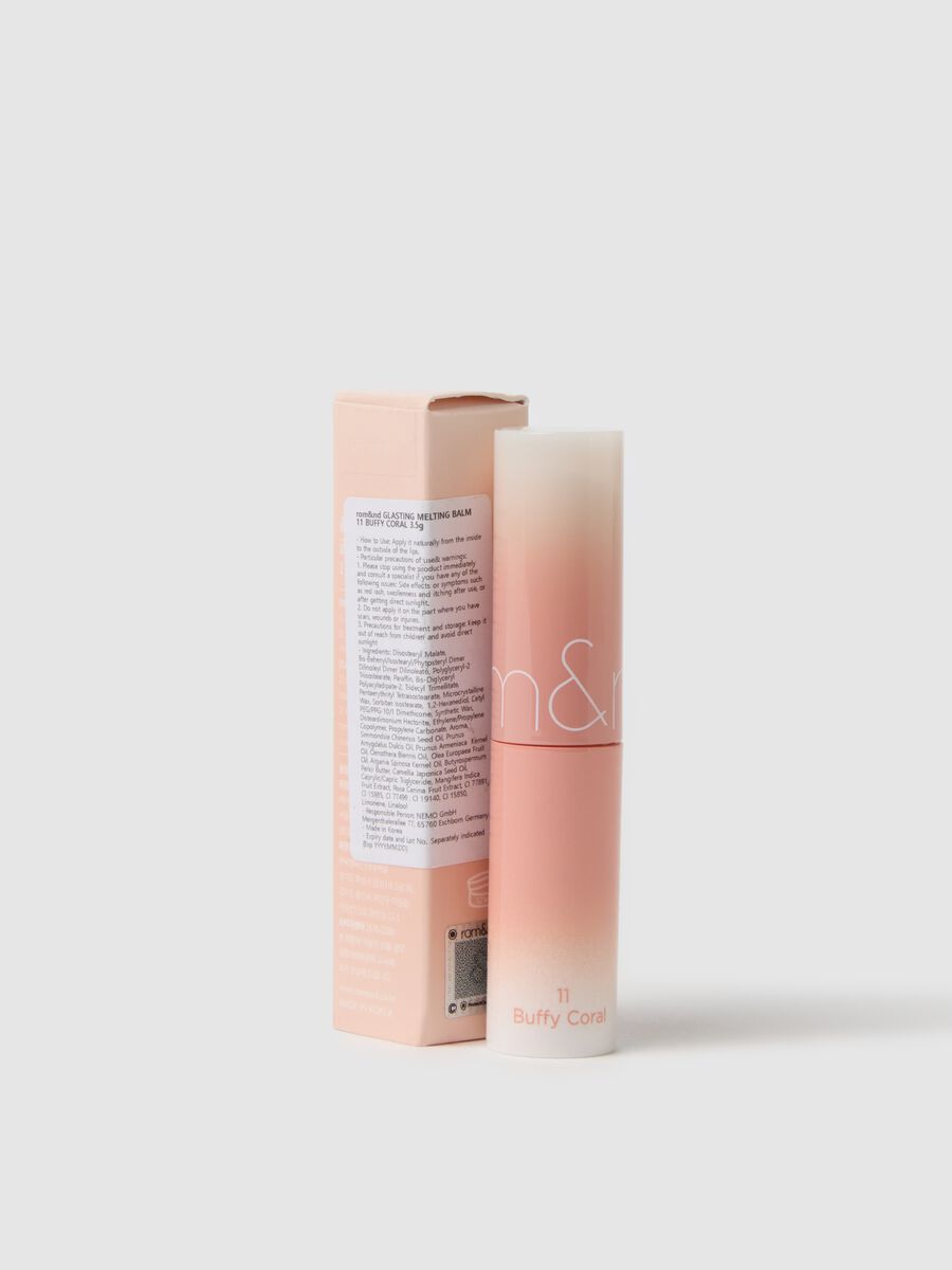 ROM&ND GLASTING MELTING BALM 11 BUFFY CORAL - Korean make-up_2