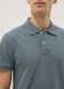 Slim fit grey pure cotton polo_3