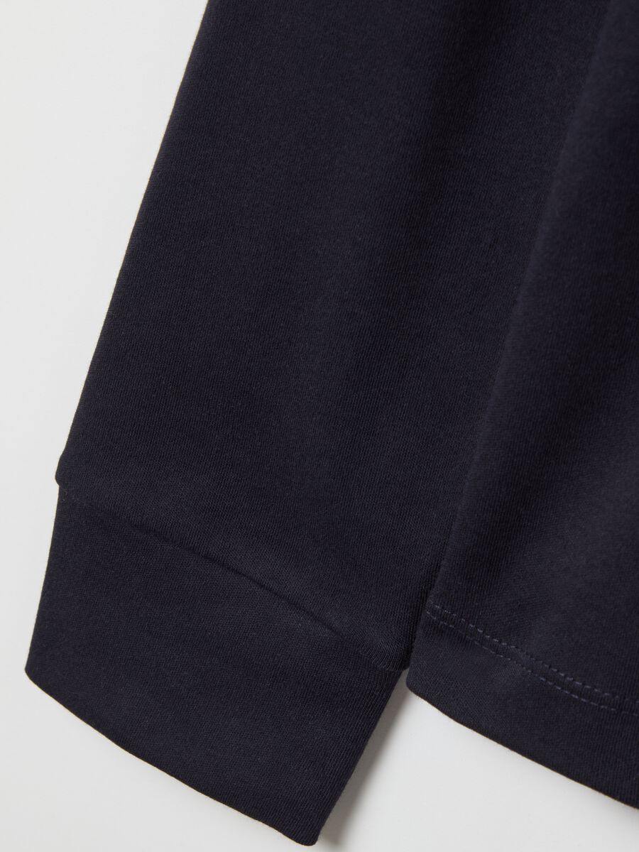 T-shirt girocollo in cotone interlock_5