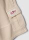 Shorts cargo in puro cotone beige da bambino comfort fit_3