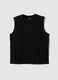 Black pure cotton vest_4