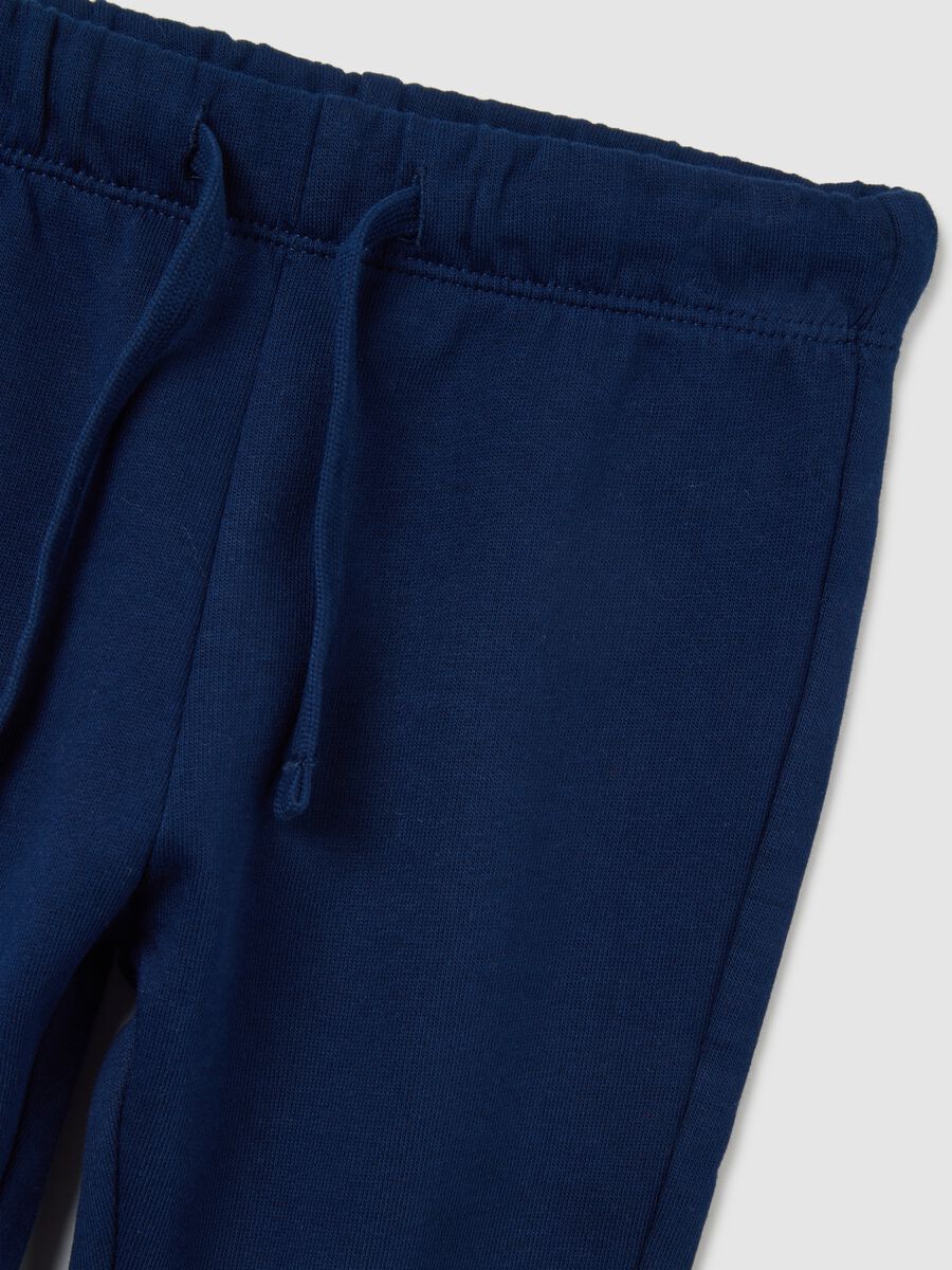 Multicolour sweatshirt and trousers set for boys in pure cotton regular fit_2