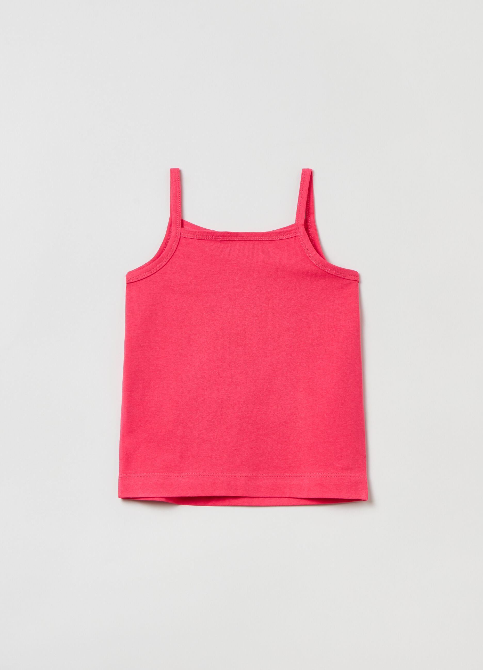 Tank top in cotone con stampa _1