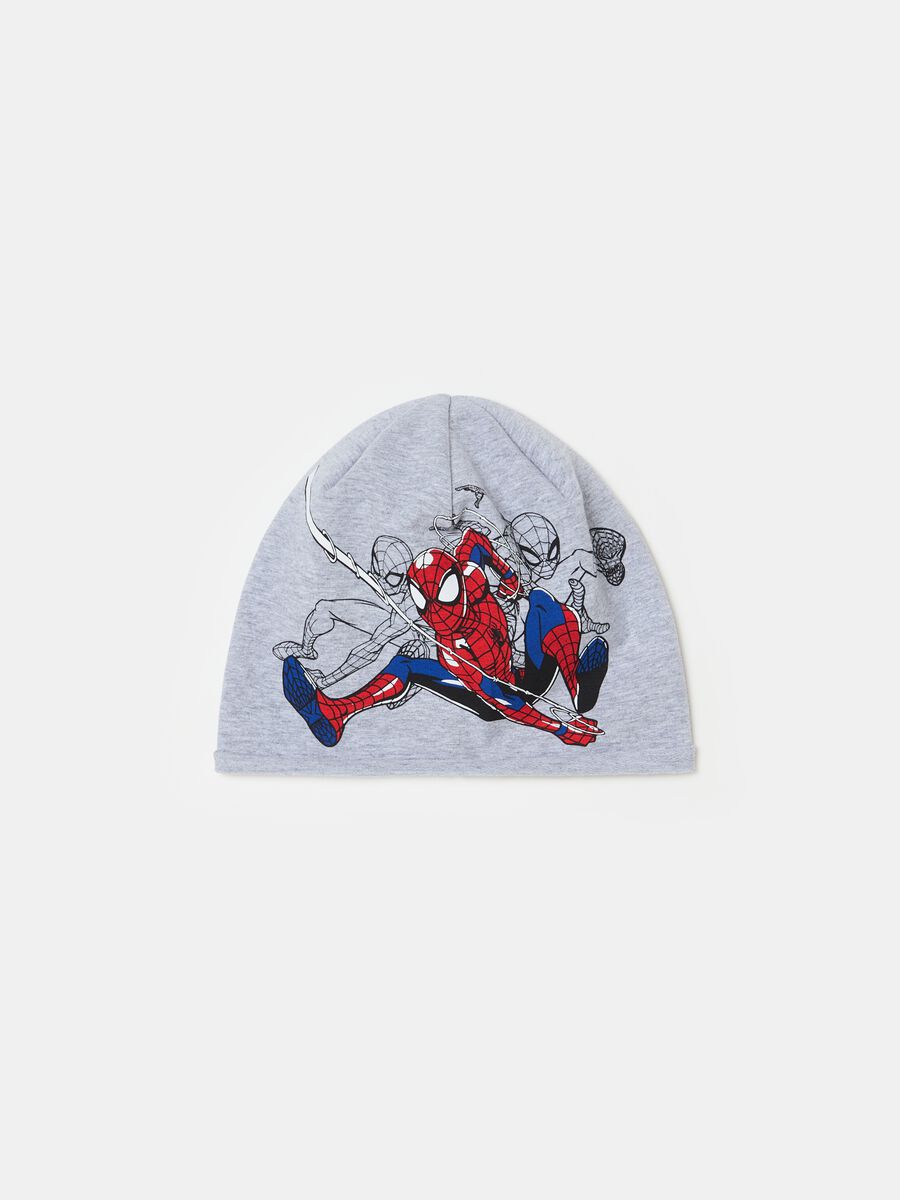 Organic cotton hat with Spider-Man print_0