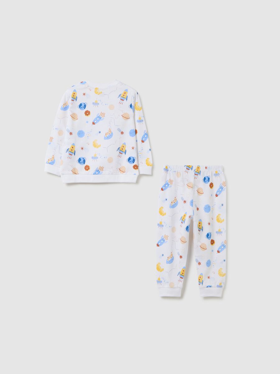 Children's pyjamas in multicolour pure cotton regular fit_1